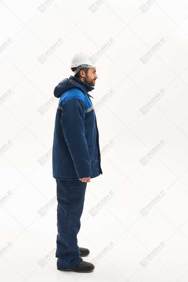 Костюм утеплённый, куртка с полукомбинезоном